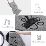 Smiry Absorbent Dog Door Mat for Muddy Paws