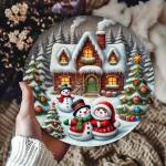 Decorative Christmas Elf 2D Flat Sign and Plaque