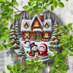 Decorative Christmas Elf 2D Flat Sign and Plaque