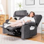 Hot Deal! Manual Recliner Couch with Cup Holders