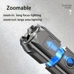 Rechargeable Waterproof LED Tactical Flashlight 100,000 Lumens