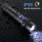 90000 Lumens Rechargeable Waterproof LED Flashlight