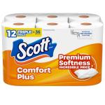 Scott ComfortPlus 12 Double Roll Toilet Paper