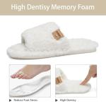 Cozy Memory Foam Open Toe Slippers for Women
