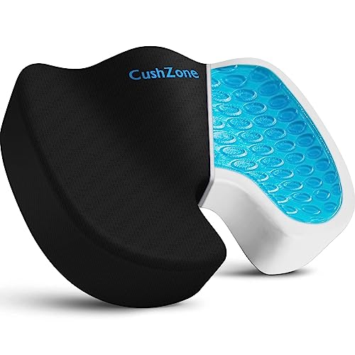 CushZone Gel Seat Cushion for Ultimate Comfort