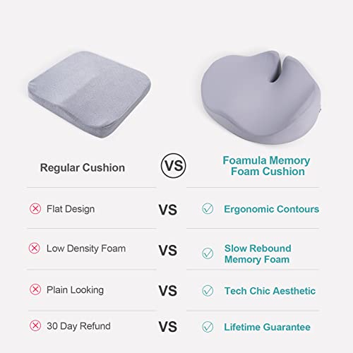 Foamula Memory Foam Sitzkissen für Bürostühle