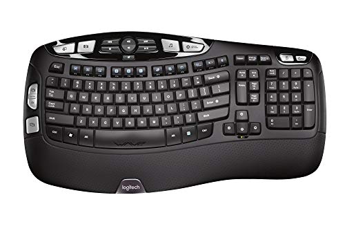 Logitech K350 Wave Wireless Ergonomic Keyboard