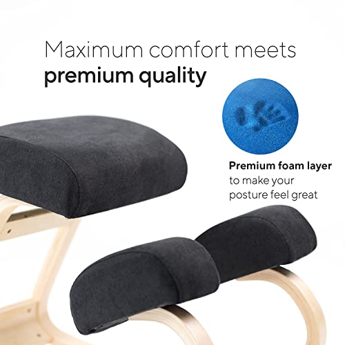 Luxton Ergonomic Kneeling Chair for Posture Support