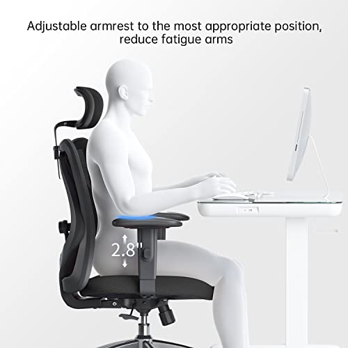 Sihoo Adjustable Office Chair with Mesh Backrest
