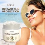 Beef Tallow Sunscreen with Zinc for Sensitive Skin