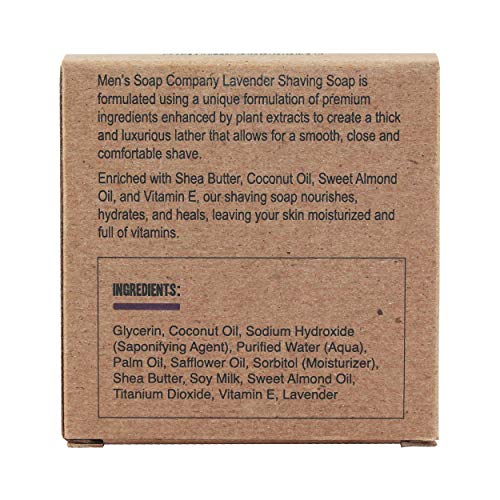 Men's Shaving Soap - Natural Vegan Plant Ingredients