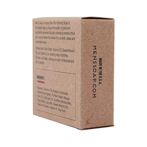 Men's Shaving Soap - Natural Vegan Plant Ingredients