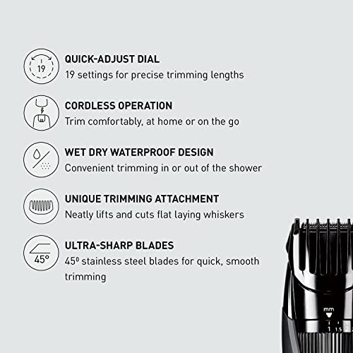 Panasonic ER-GB42 Electric Beard Trimmer - Black