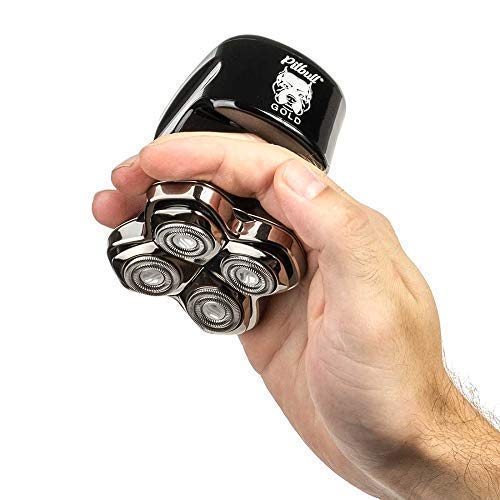 Skull Shaver Pitbull Gold PRO: 4D Head Shaver