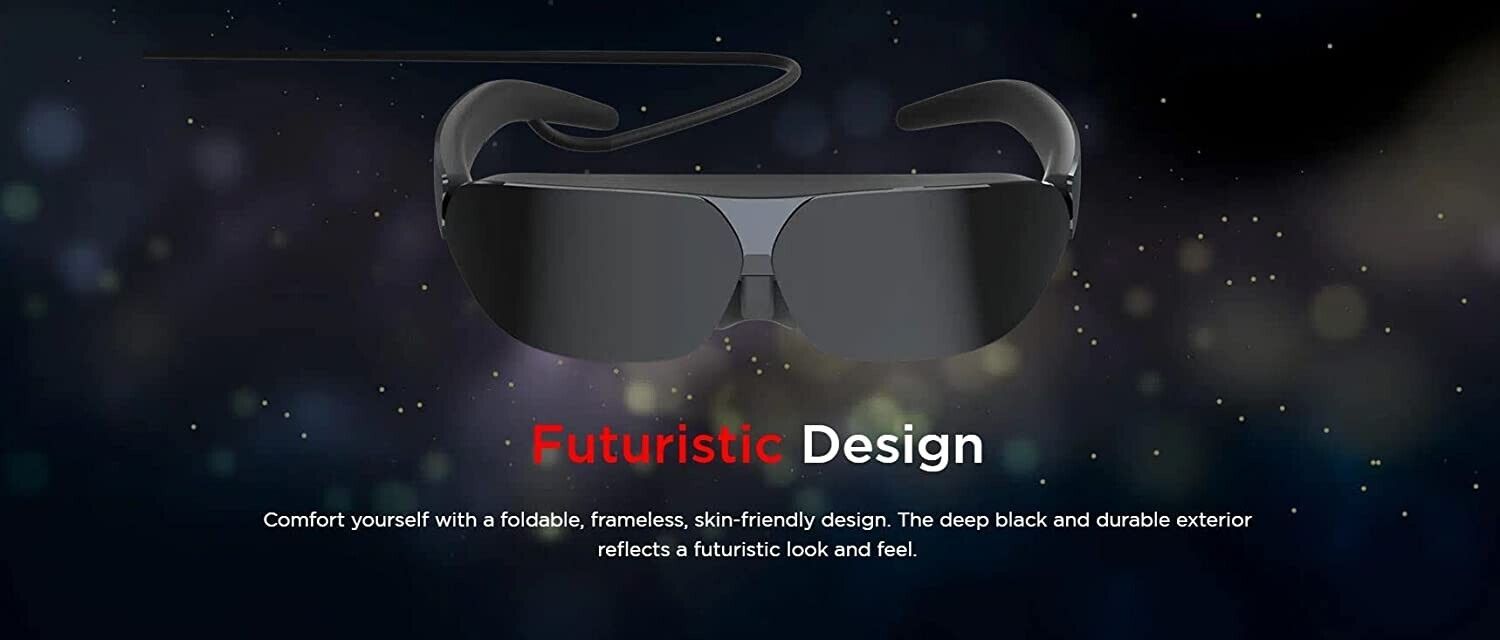 TCL NXTWEAR G Smart Glasses with Dual HD Display