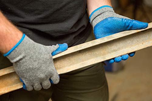 G & F 12 Pairs Heavy-Duty Rubber Work Gloves