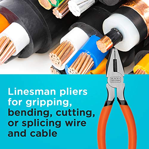 BLACK+DECKER 4-Piece Plier Set