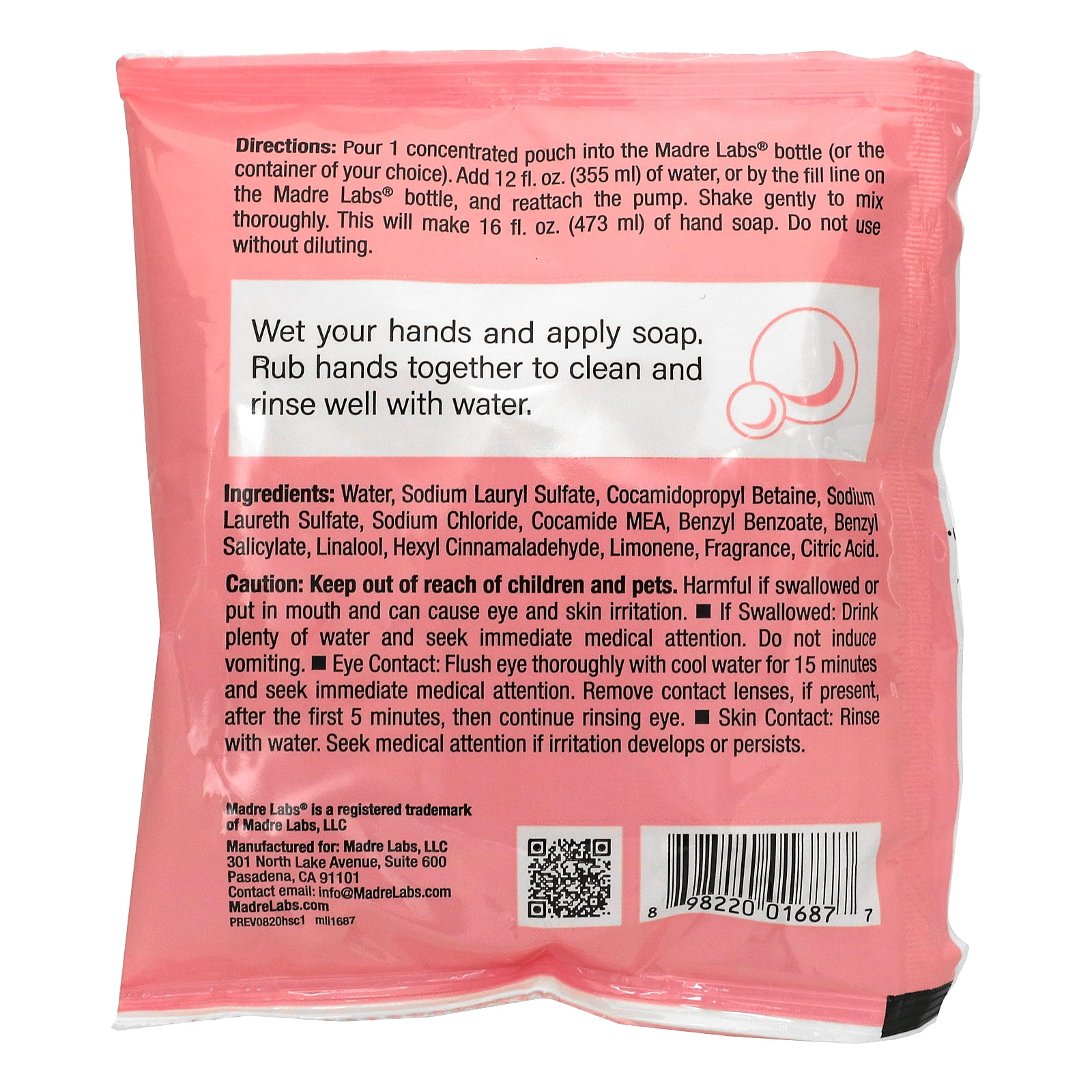 Freesia Scented Eco-Friendly Concentrated Hand Soap