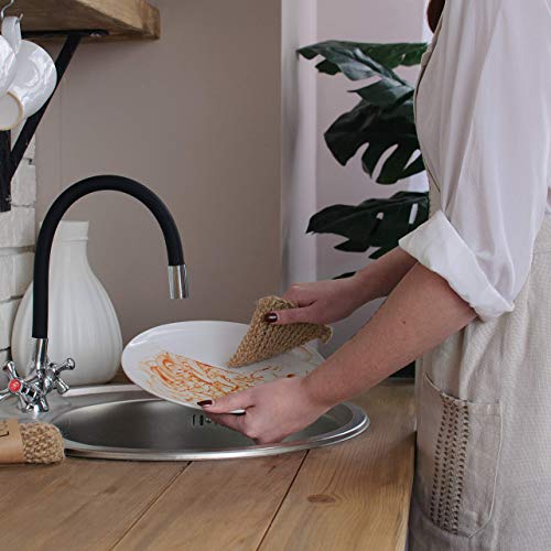 Eco-Friendly Hemp Sponges - Biodegradable Dish Scrubbers