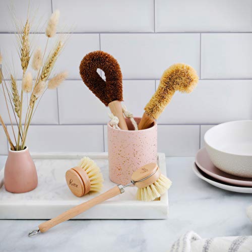 Eco-Friendly Wooden Brush Set for Kitchen Cleaning