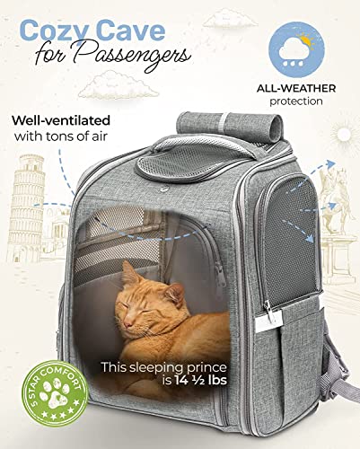 Bengal Cat Backpack Carrier - Expandable & Breathable