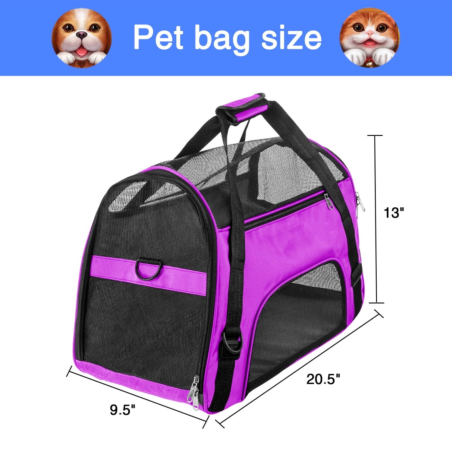 Airline Approved Soft-Sided Cat Carrier
