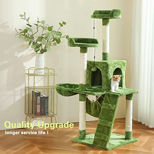 Bengal Cat Tree with Hammock and Toy