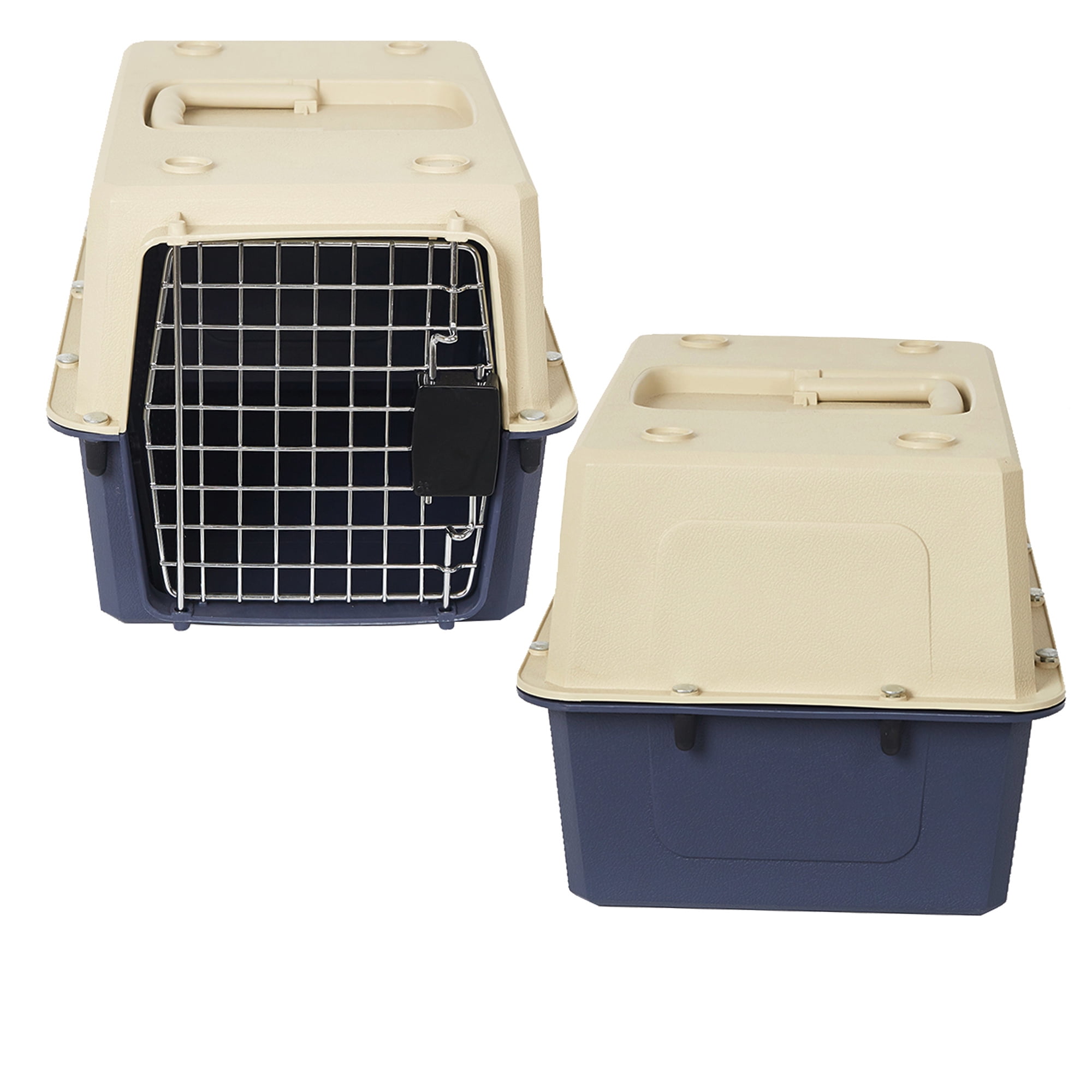 Medium Blue Cat Carrier, Airline Approved, Heavy Duty