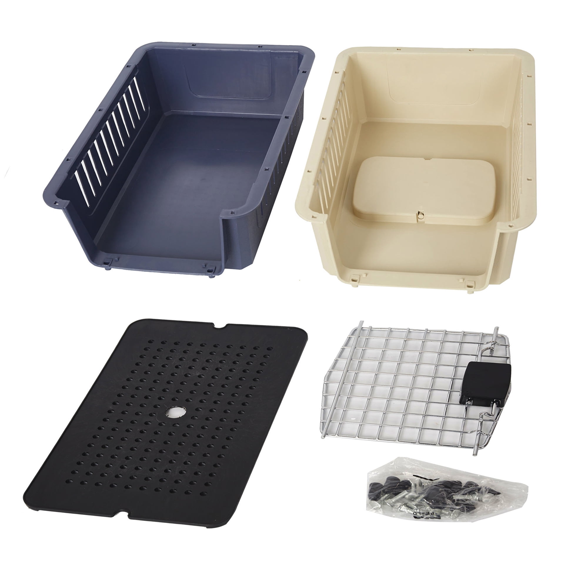 Medium Blue Cat Carrier, Airline Approved, Heavy Duty