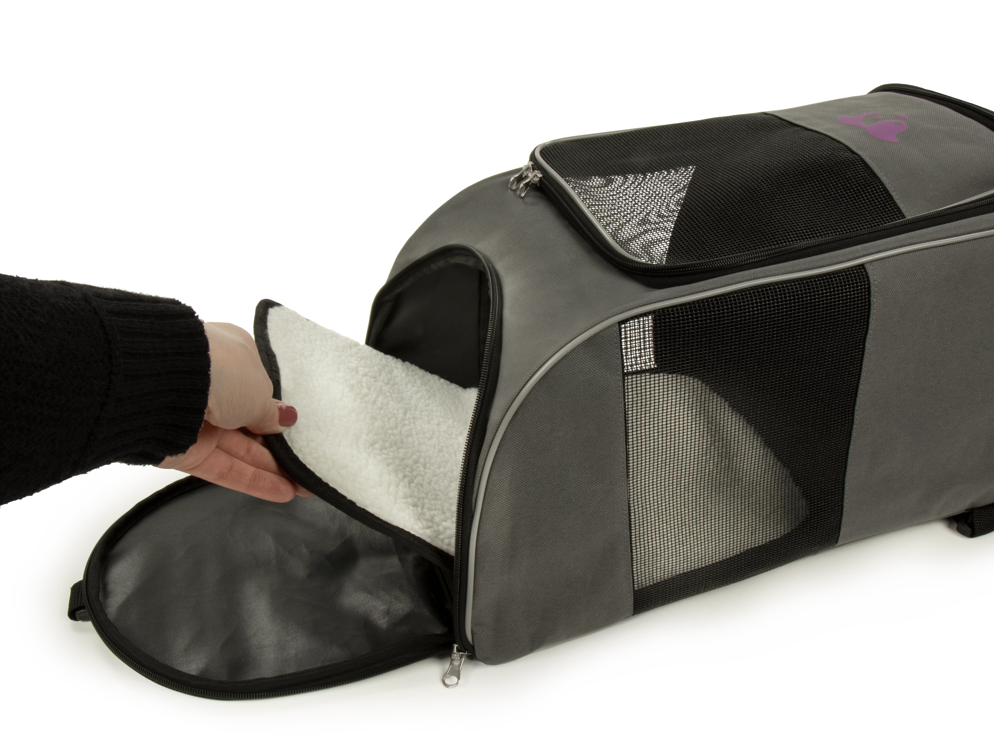 Pet Backpack Carrier for Bengal Cats - Gray