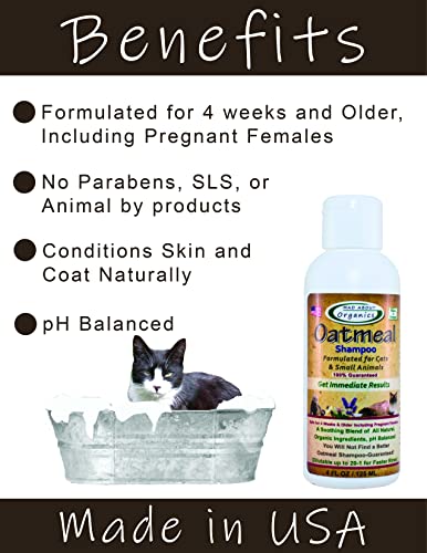 Oatmeal Shampoo for Cats and Small Animals