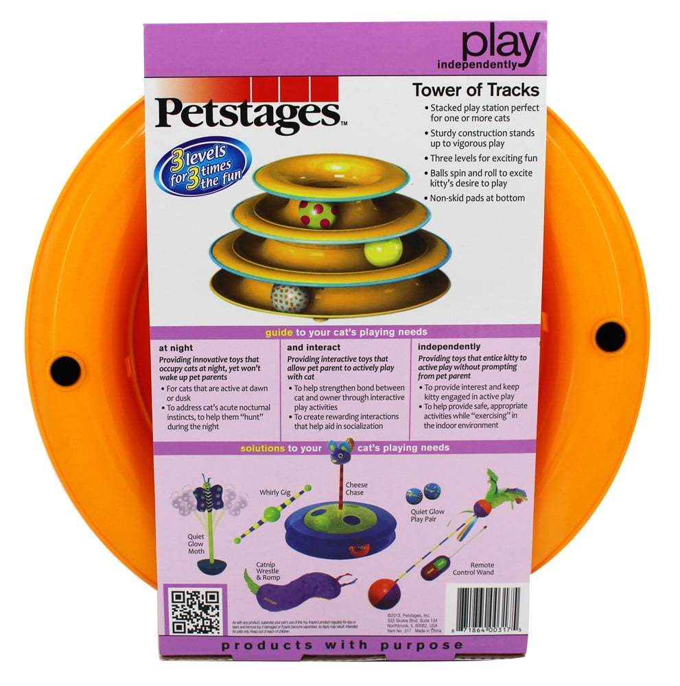 Petstages Tower of Tracks Cat Toy for Bengals