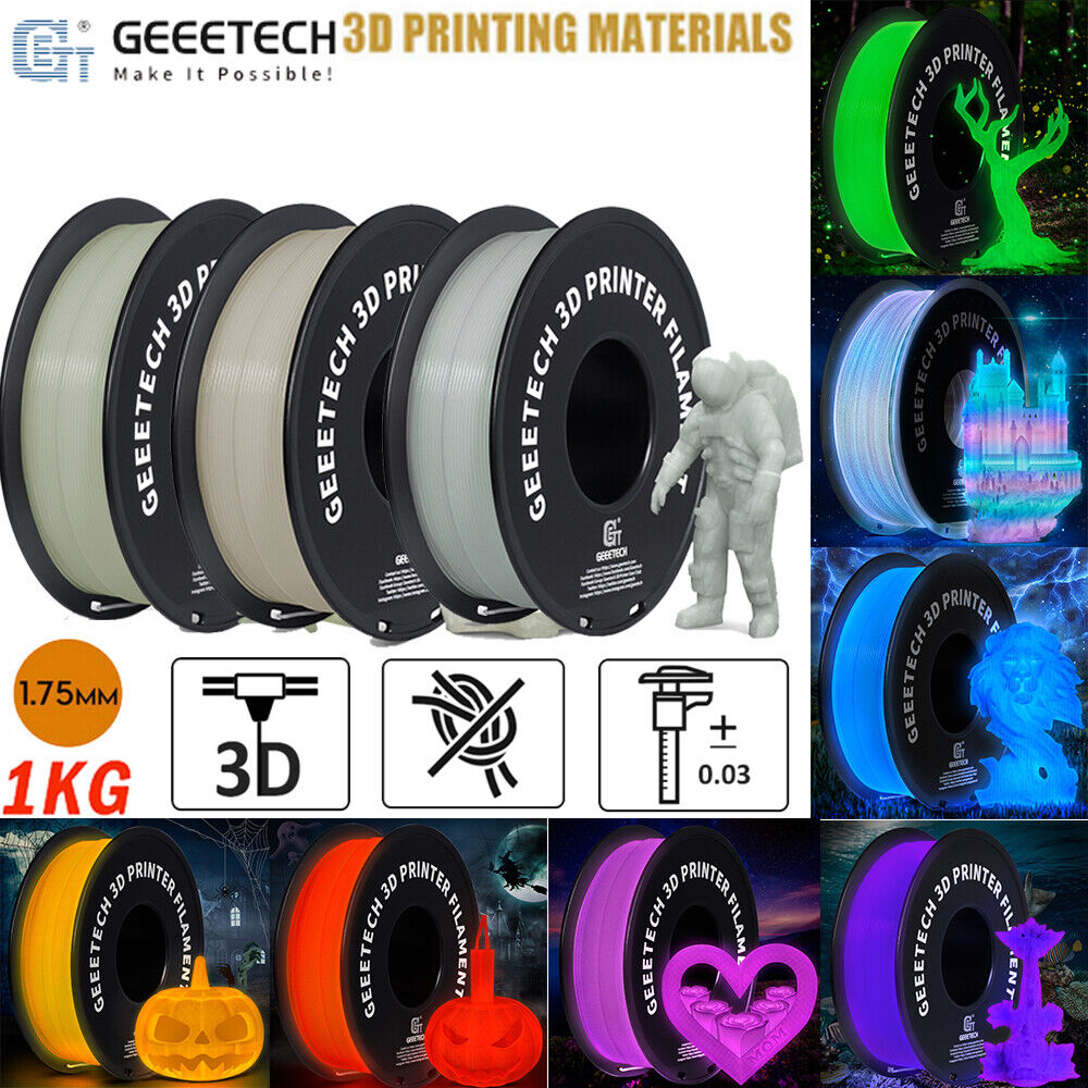 Geeetech 3D Printer Filament 1.75mm, Multiple Types