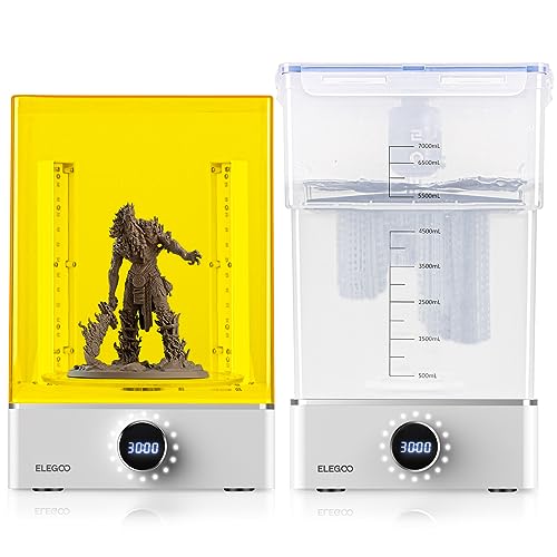 ELEGOO Mars 4 DLP 3D Printer Bundle with Wash and Cure