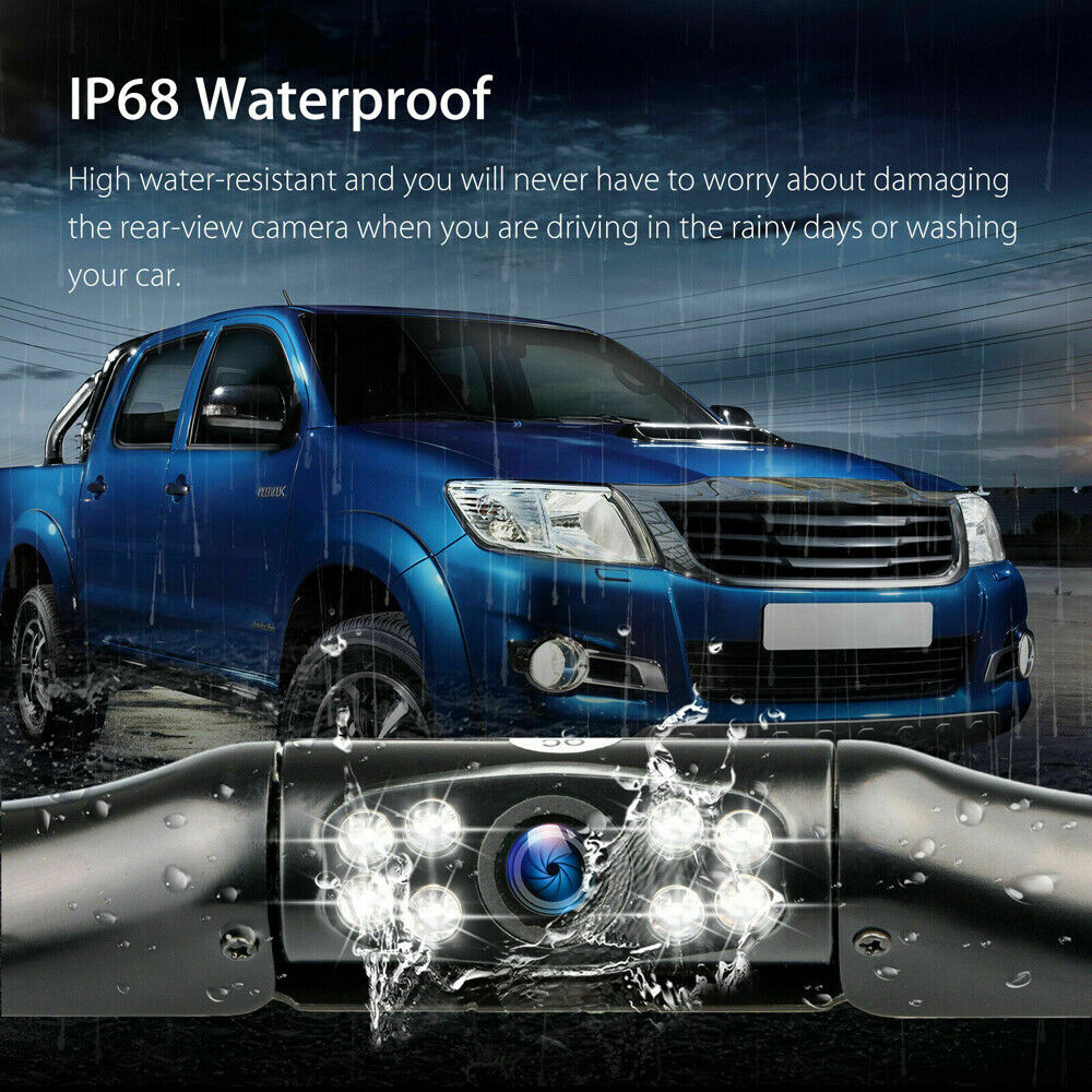 170° Waterproof Parking Camera with Night Vision