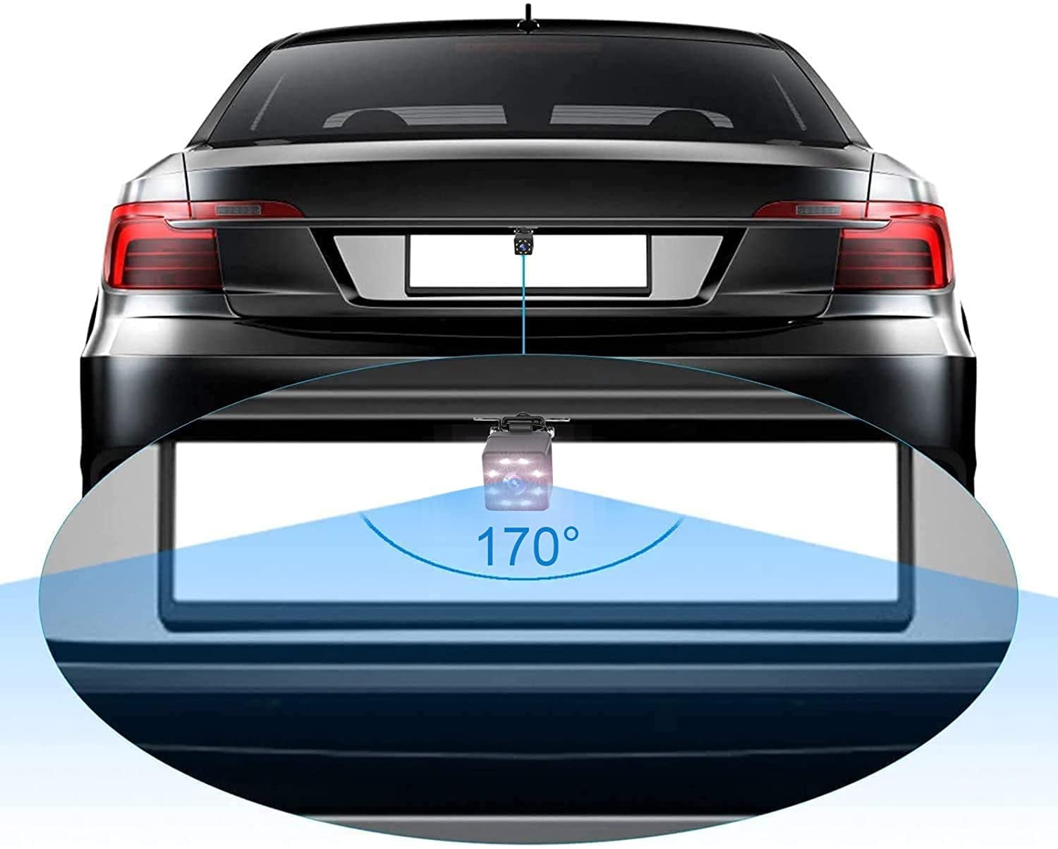 B-Qtech Wireless Backup Camera with LCD Monitor