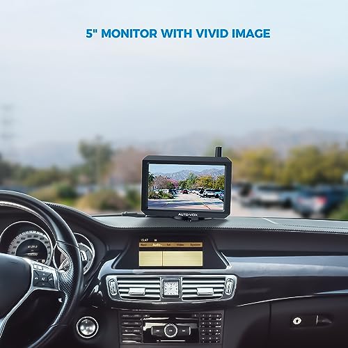 Wireless Backup Camera System with 5-inch HD Monitor