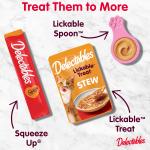 Hartz Delectables Squeeze Up Interactive Lickable Wet Cat Treats Tuna & Salmon, 0.5oz Tube (4 Count)
