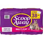 Scoop Away Multi Cat Litter With Meadow Fresh Scent, 38 lb. Box