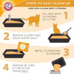 ARM & HAMMER Double Duty Cat Litter, Advanced Odor Control Clumping Cat Litter, Scented, 20 lbs