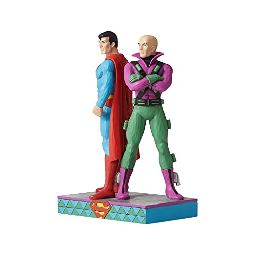 Jim Shore DC Comics Superman and Lex Luthor Figurine
