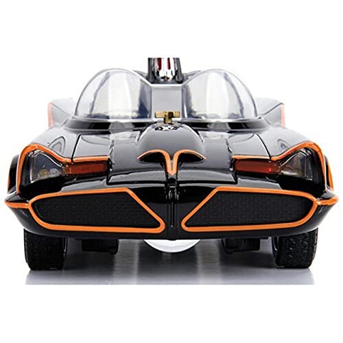 Classic TV Series Batmobile Die-cast Car with Batman & Robin Figurine