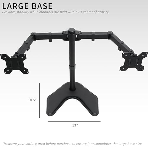 VIVO Dual Monitor Desk Stand for 27” Screens