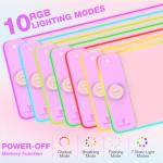 TARKARI RGB Wireless Charging Gaming Mouse Pad