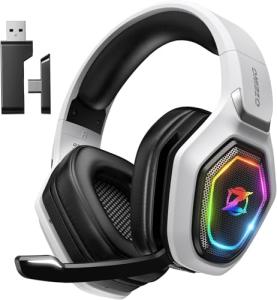 Ozeino Wireless Gaming Headset with Flip Mic