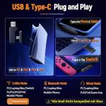 Ozeino Wireless Gaming Headset with Flip Mic