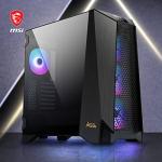 MSI MEG PROSPECT 700R Full Tower Gaming Computer Case 'Black, 4x 140mm ARGB Fans, 4.3'' Touch Panel, Vertical GPU Mount, USB Type-C, Tempered Glass, MSI Center, E-ATX, ATX, mATX, mini-ITX'