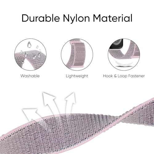 6-Pack Adjustable Sport Nylon Bands for Apple Watch