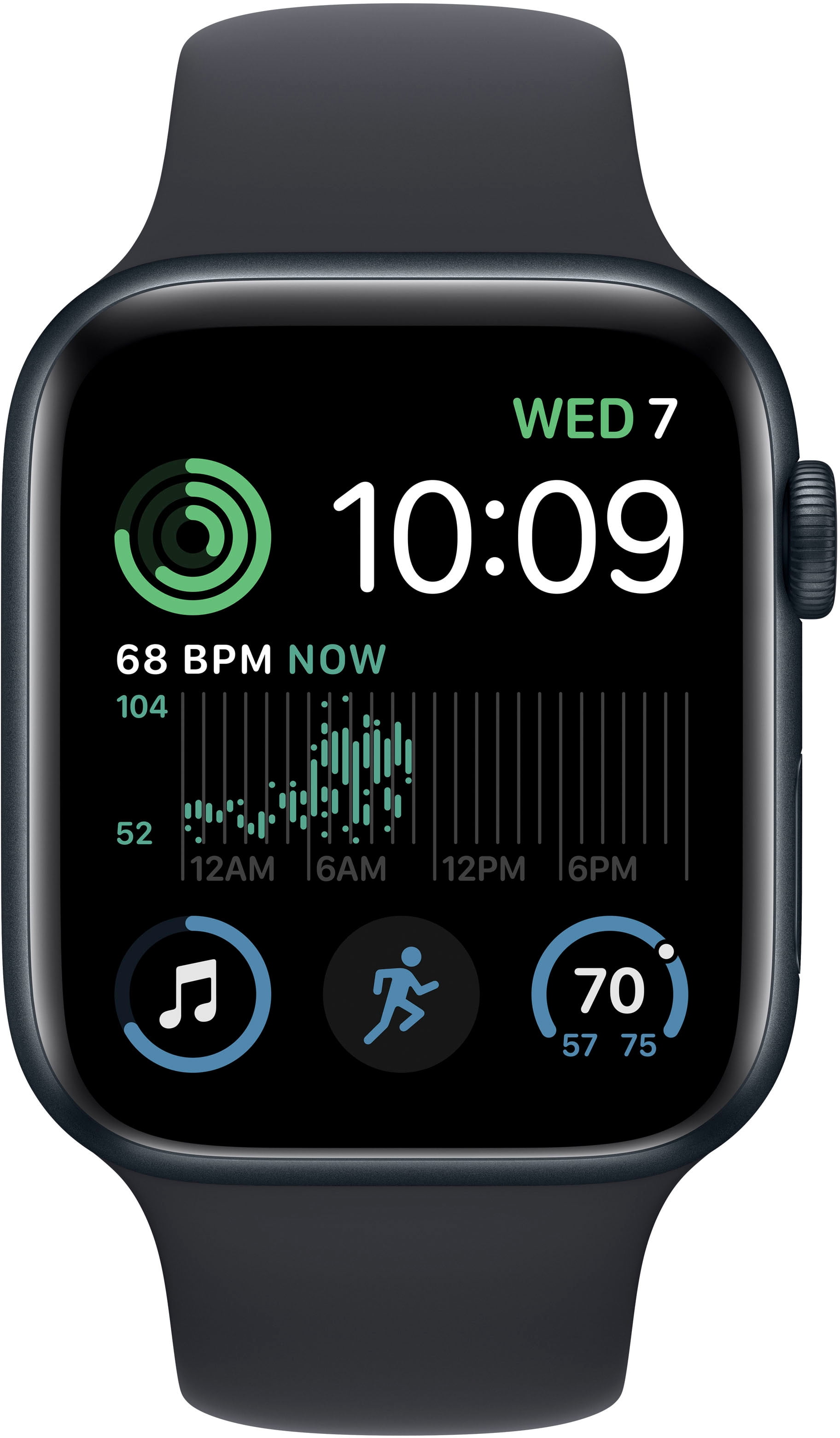 Apple Watch SE 2, GPS, 44mm, Midnight Case