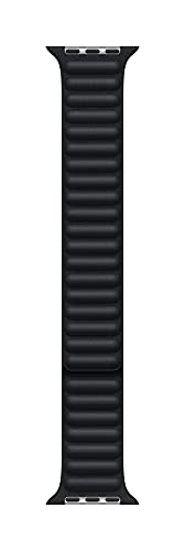 Midnight Leather Link Apple Watch Band (45mm)